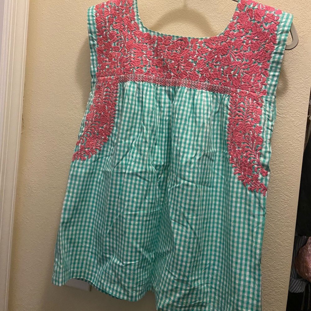 J.Marie embroidered top
